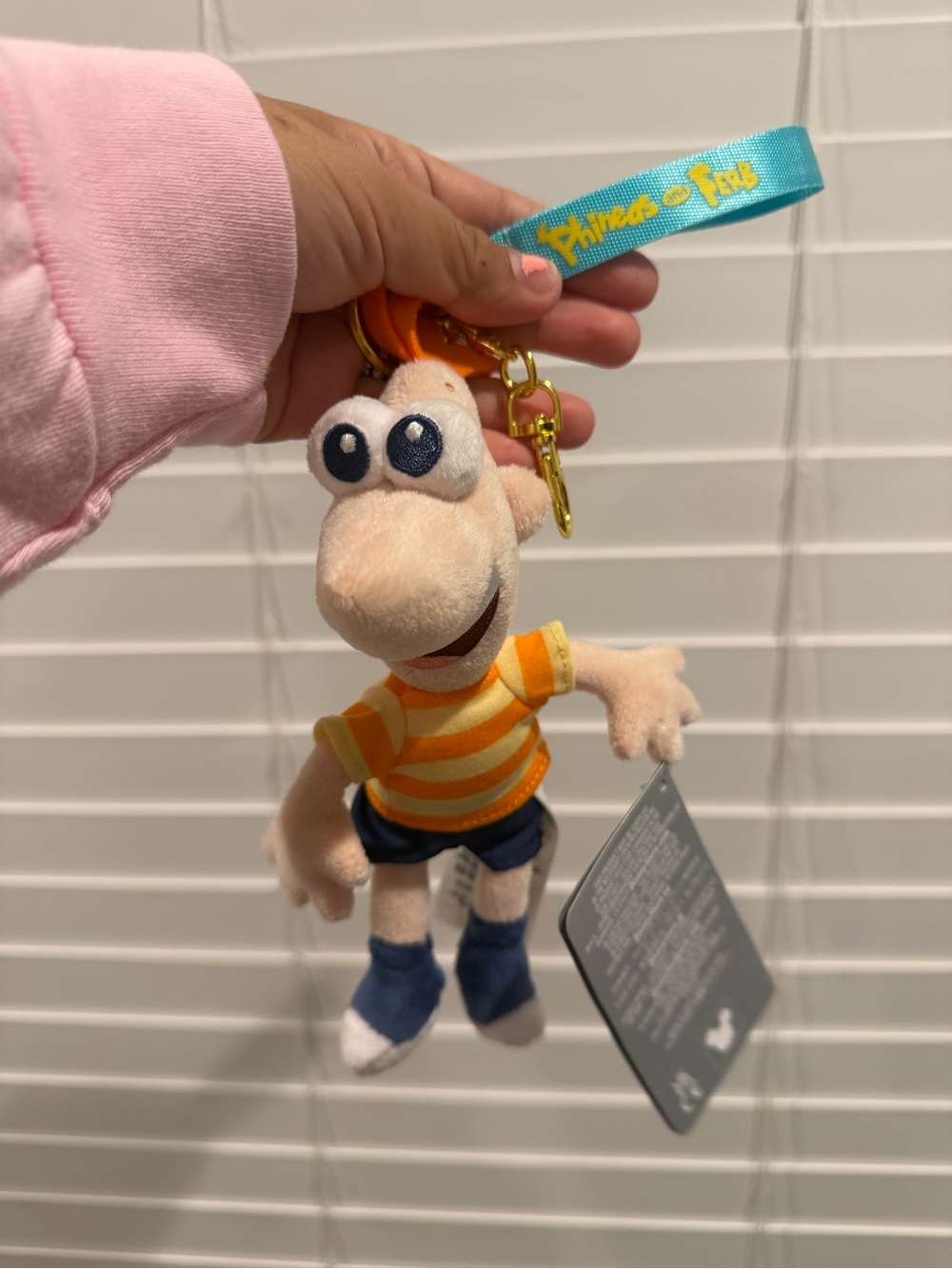 Disney parks phineas and ferb keychain